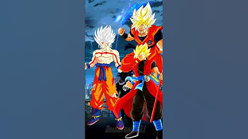 goku vs cc goku and xeno goku #dbs #dbz