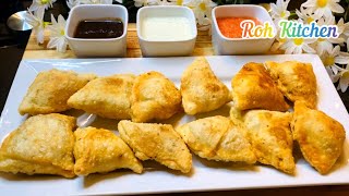 Chicken & Veg Samosa For Iftar | Ramadan | سمبوسه گوشت مرغ و سبزیجات برای افطاری | Sambosa Kachalo