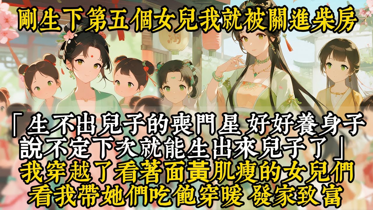 【古代小說·一口氣看完】穿越後發現原主剛生下第五個女兒，卻遭夫家關進柴房，只因生不出兒子，我呵呵一聲，轉身帶走五個女兒和離走人，婆家悔哭了......#古代小说  #大女主  #穿越 越