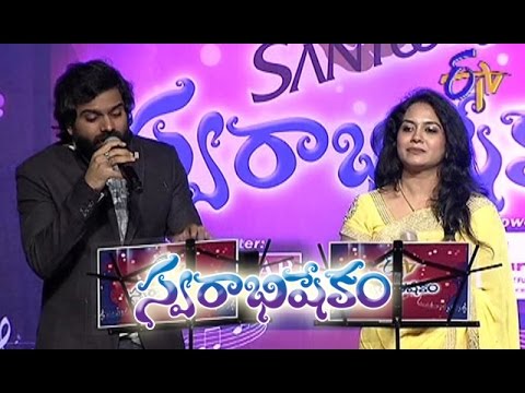 ye-oohalonu-telanu-song---sunitha,-sri-ramachandra-performance-in-etv-swarabhishekam---chicago,usa