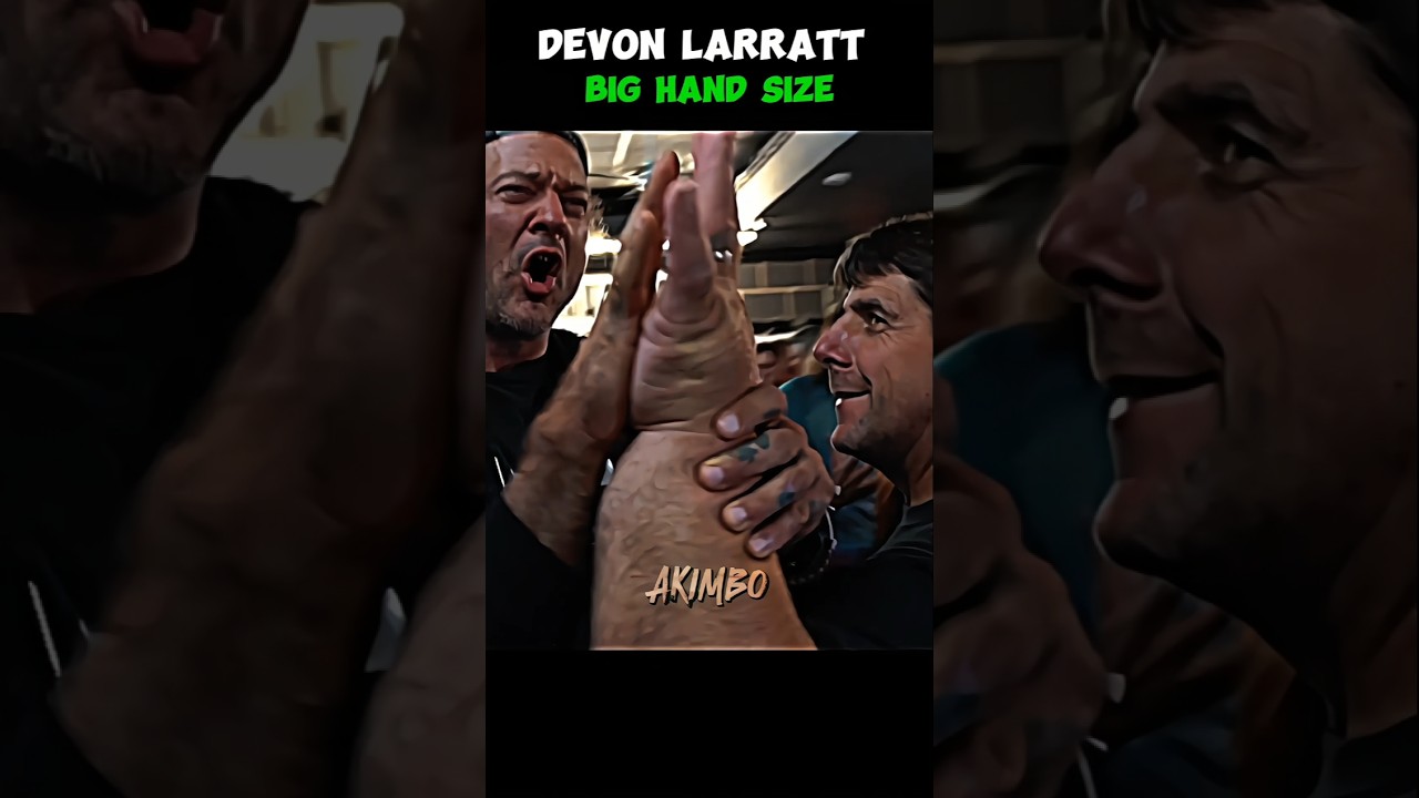 🥶💪DEVON LARRATT BIG HAND SIZE ARM WRESTLING 