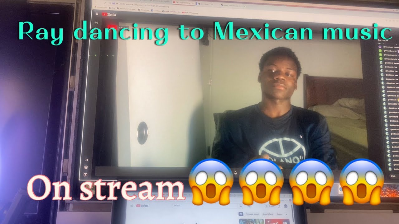 Ray dancing to Mexican music on stream | clips| ￼😱😨￼ ￼