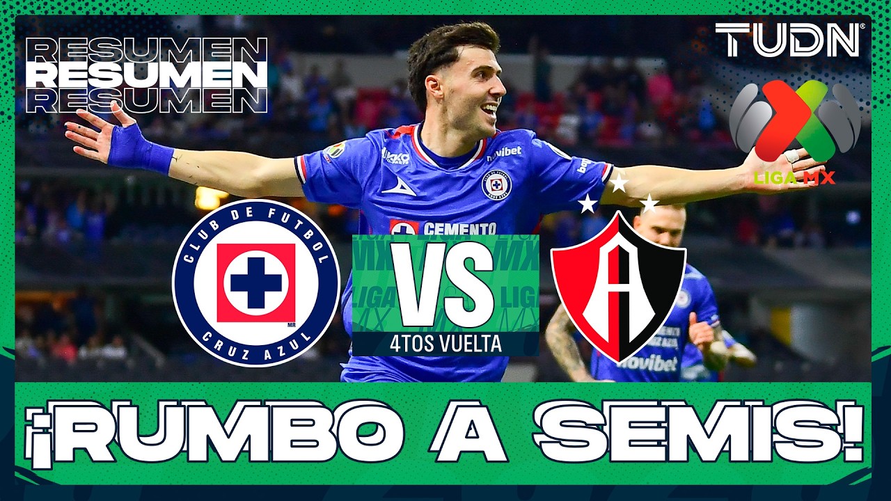 RESUMEN I Cruz Azul vs Atlas | Liga MX - Cuartos de Final - Vuelta ...