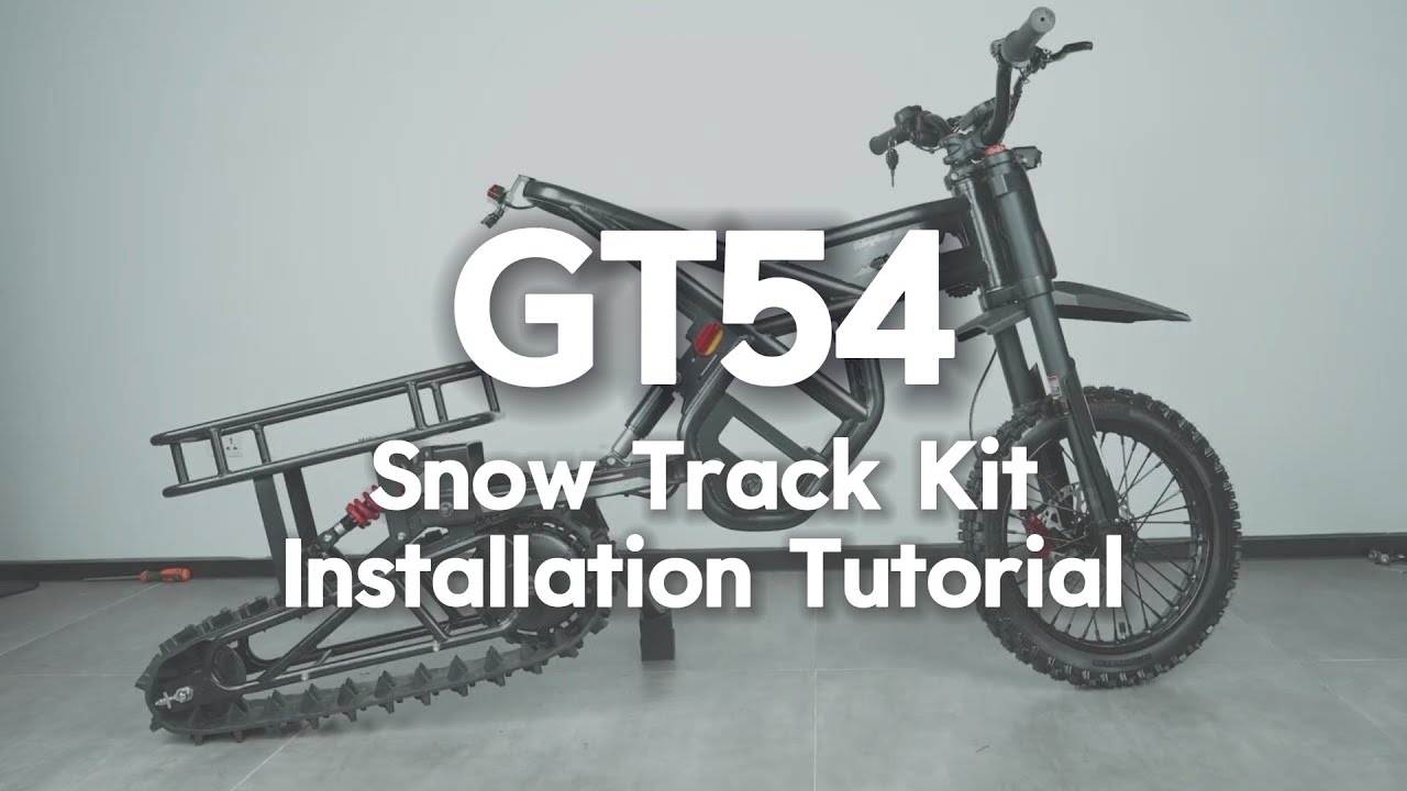 Snow Gotrack GT54 – Snow Track Kit Installation Tutorial - YouTube