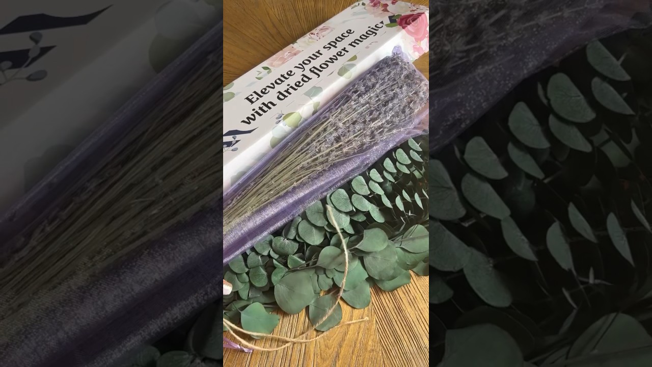 AMAZON: Dried Eucalyptus & Lavender Flowers 