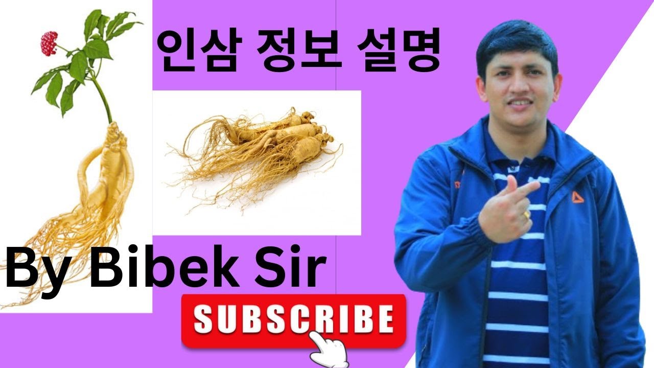 Korean Language Learning|| 인삼 설명, 어휘, 정보|| EPS TOPIK Exam Based || By Bibek Sir|| Diya Education