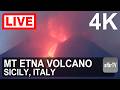 🔴 Live Now: Etna Volcano, Sicily Italy in 4K