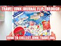 Junk Travel Journal Flip Through | How to Find Junk While Traveling for Your Junk Journal