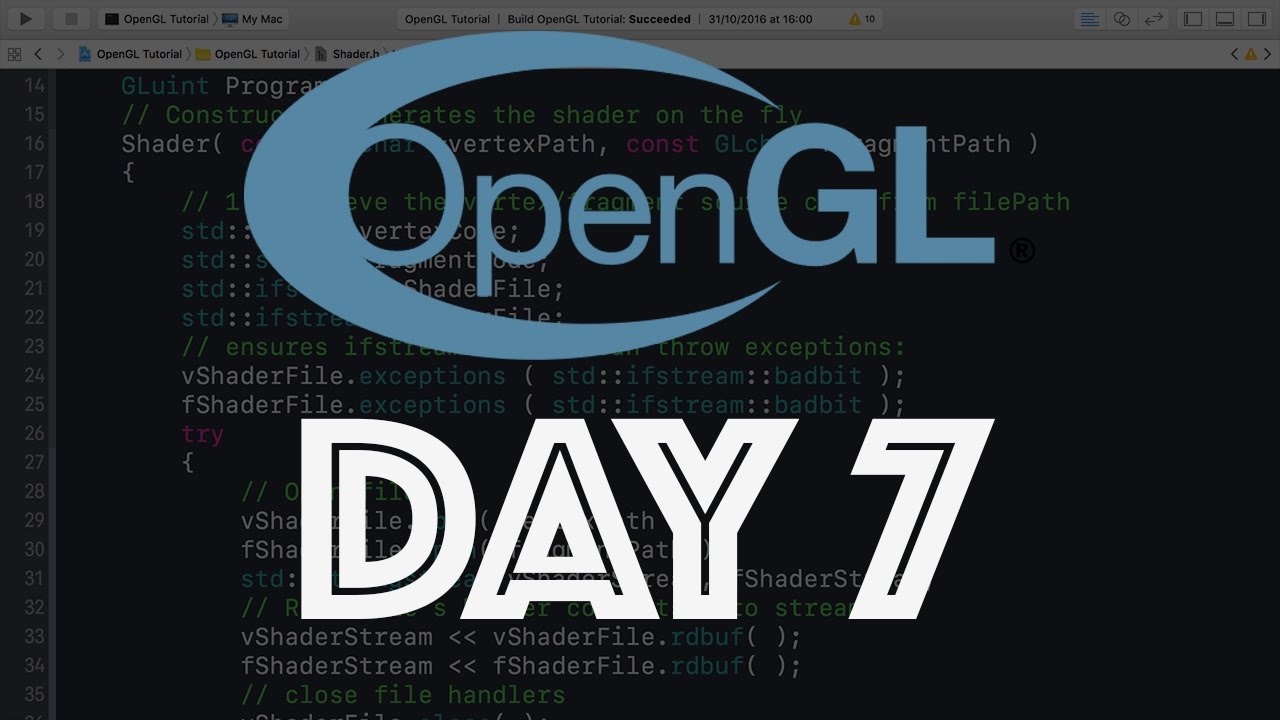Creating A Modern OpenGL Game Engine - Day 7 - YouTube