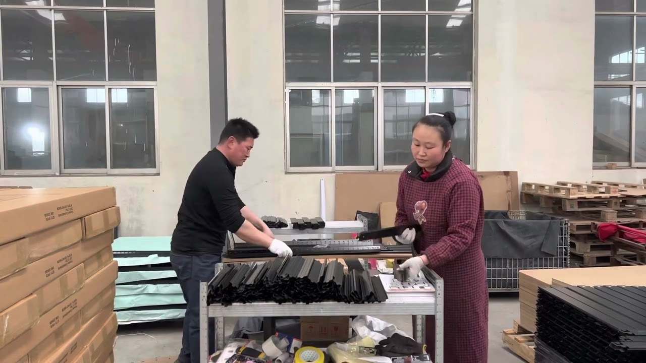 Metal Shelves；Garage Shelving Unit；Racking manufacturer packaging video；Made in China