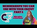 Memberships you can use with your Cricut - Creative Fabrica - Cricut Access - SVG sites