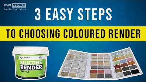 3 Easy Steps to Choosing Coloured Render