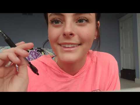 ASMR | TOUCHING YOUR FACE WITH DIFFERENT OBJECTS