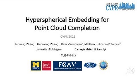 Hyperspherical Embedding for Point Cloud Completion