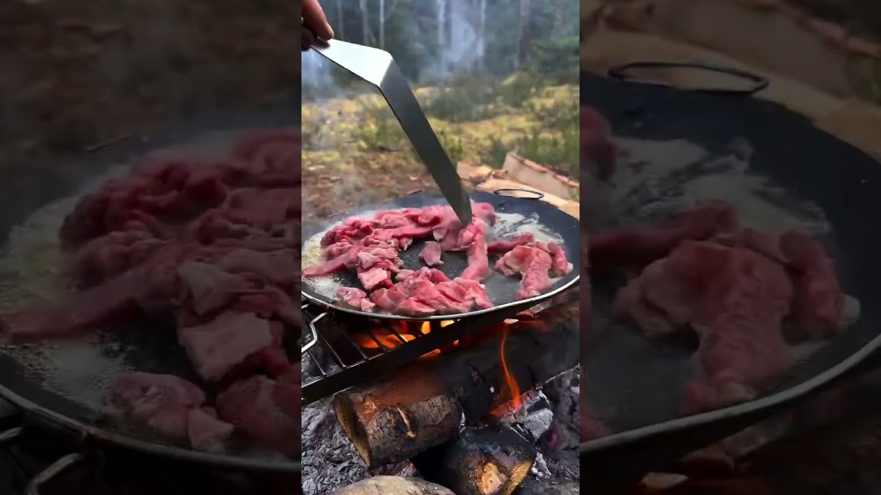 How to make cheese panini outdoors  