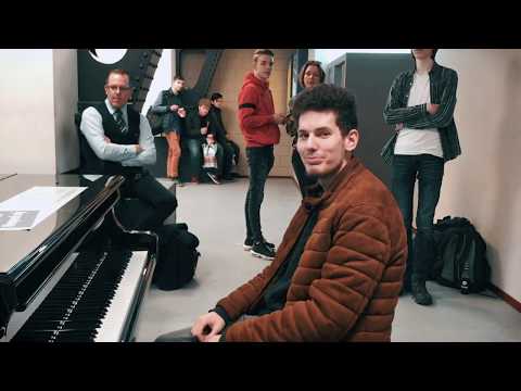Man Tips Bottle Over When Pianist Is Playing First Light At Amsterdam Train Station Thomas Krüger Man Tips Bottle Over When Pianist Is Playing First Light At Amsterdam Train Station Thomas Krüger