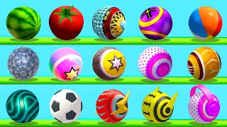 Color Levels vs Reverse Levels: Going Balls, Rollance, Action Balls, Sky Rolling Balls! Race-627