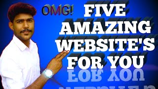 #Five Most Amazing Website's on The Internet.   #इंटरनेट की 5 (five)सबसे  अद्भुत  वेबसाइट