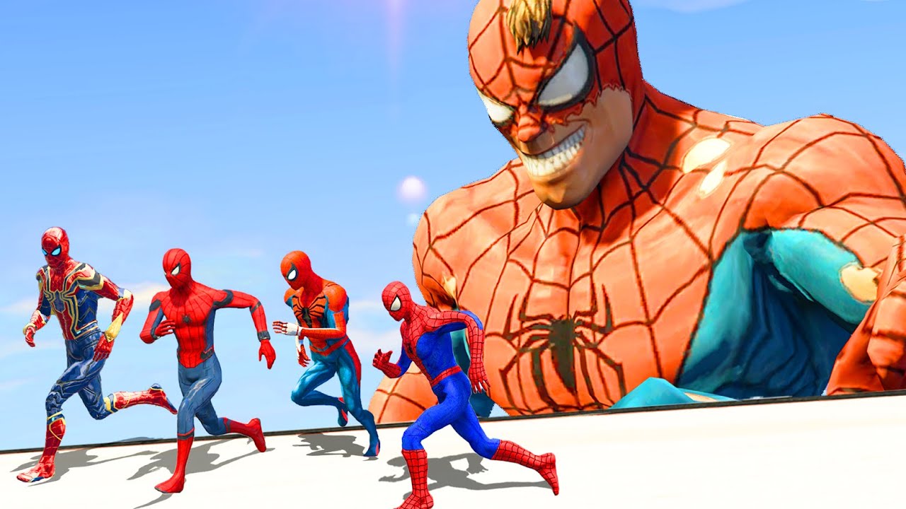 Spiderman & Iron-Spider & Spider-Man PS4 vs Spiderman Patient Zero ...