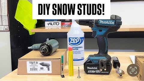 DIY SNOW STUDS! Watch this before studding your winter tires!!!