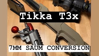 Custom Tikka T3x 7mm SAUM Details!