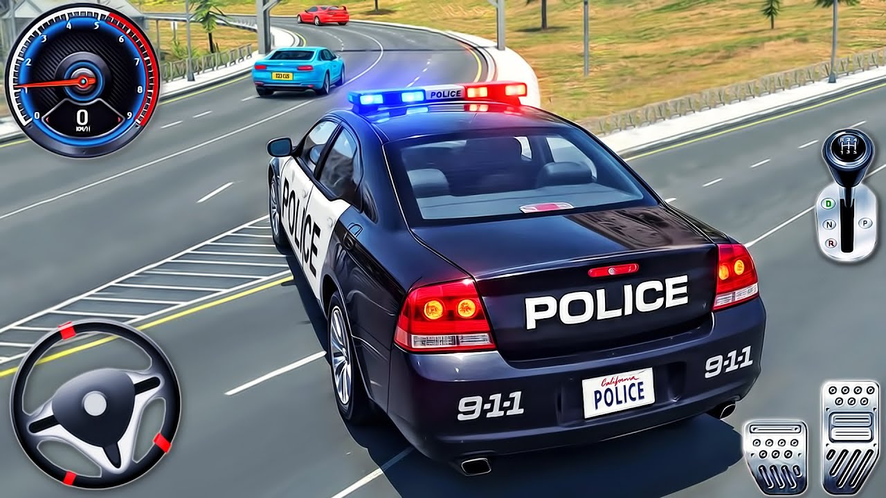 US Police Car Chase Driver Simulator - Crime Transport Prisoner Driving - Android GamePlay #2