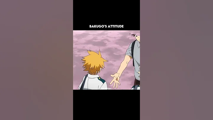 Bakugo's attitude 💀😂 #myheroacademia#edit#amv#mha#bnha#anime