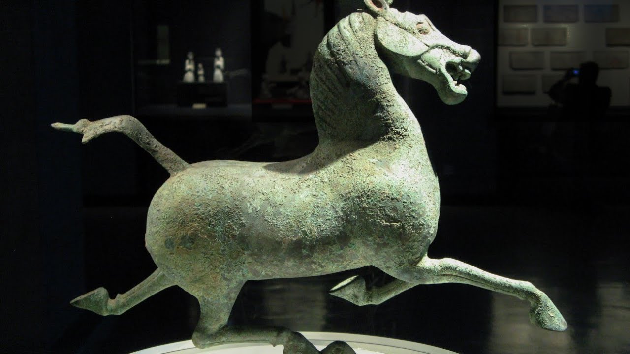 Behold the star of Chinese national treasures - the bronze running horse from the 