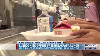 Lubbock ISD continues free meal program for 2026-27