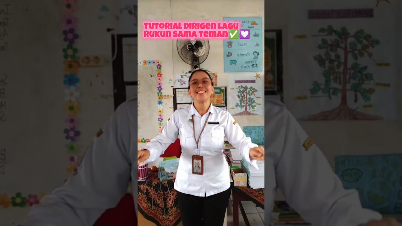 Tutorial Dirigen Lagu Rukun Sama Teman✅💟 #guru #gurusd #tutorial #dirigen #rukunsamateman 