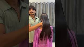 Smoothing treatment | Keratin treatment | rebonding  #and and #viralshorts