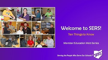 Member Web Series: Welcome to SERS