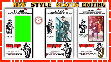 New Style Status Video Editing In Kinemaster || WhatsApp Status Kaise Banaye || 2020