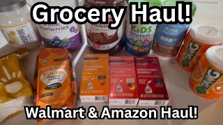 GROCERY HAUL • Walmart and Amazon