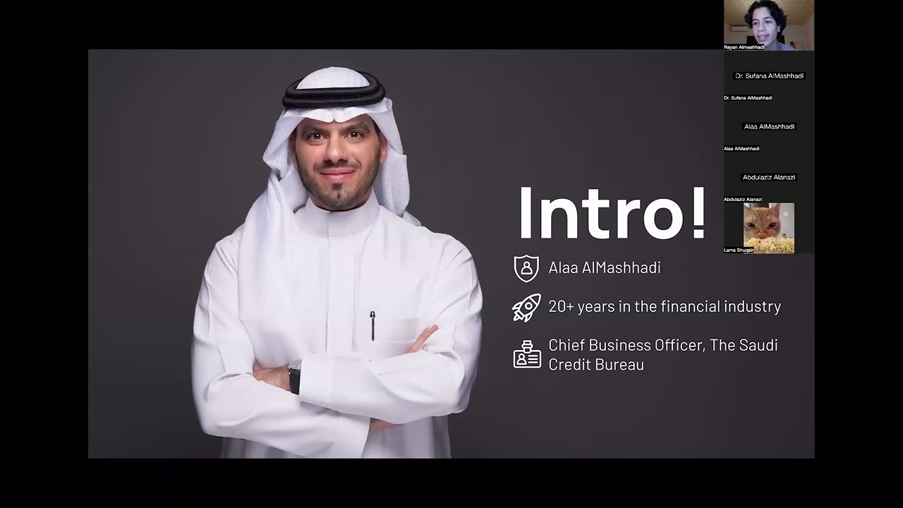 Opening Saudi Investment Society meeting with speaker Alaa Almashhadi!