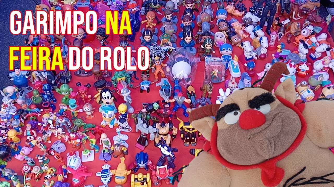 Vídeo de natal!!! Garimpando brinquedos e colecionáveis, antiguidades, Disney, feira do rolo!