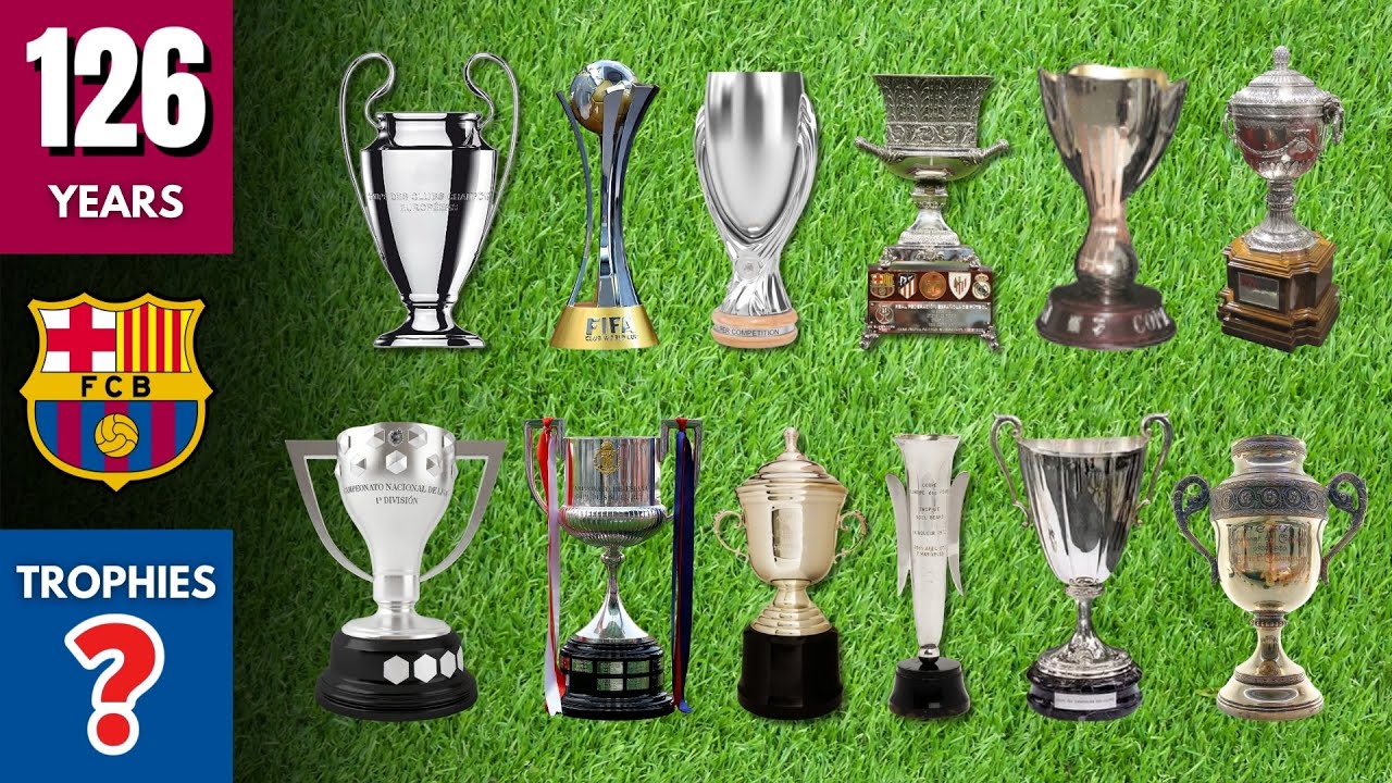FC Barcelona 🏆 All Trophies in History!