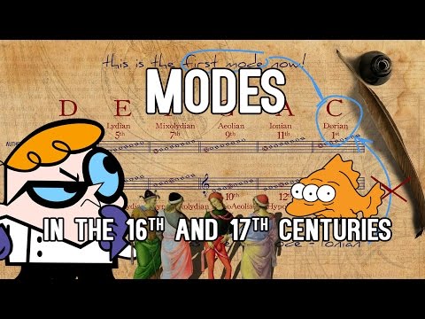 Modes in the 16th and 17th centuries