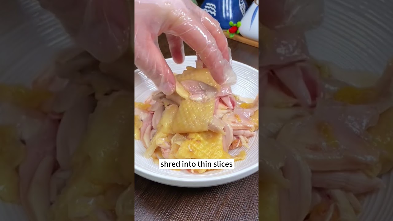 The Cantonese traditionally serve poached chicken with a sauce made of ginger, scallion 