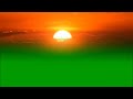 Sunset Sky Green Screen Video Editing Sky Green Screen 