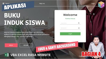 Aplikasi Data Induk  Siswa dan Nilai 5 Semester VBA Excel  #bagian4
