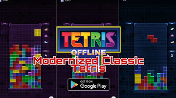 Offline games Tetris returned after EA shutdown | Classic style with modernized design