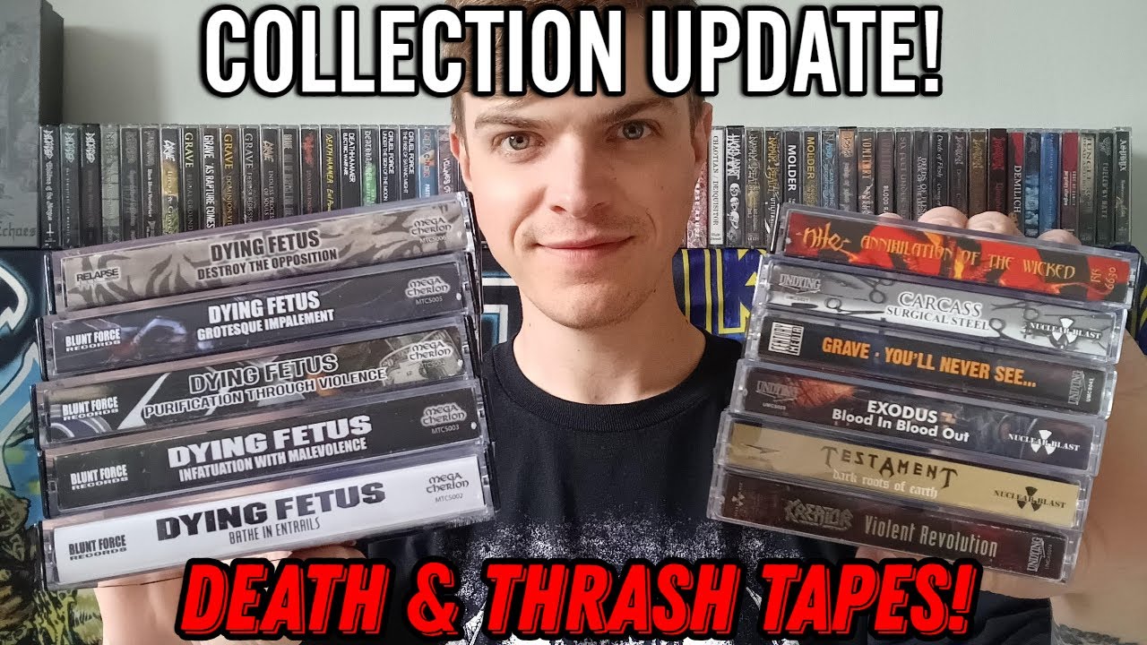 Collection Update! Ep:69 Cassettes from Dissonant Tapes! Testament, Carcass & more! (Death/ Thrash)