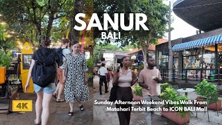 Download lagu SANUR, Bali Sunday Afternoon Walk Around Sunrise Beach to ICON Bali Mall | Bali Walking Tour 4K60fps