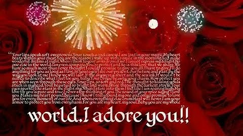 Kizoa Movie e Video Maker: RED ROSES FOR IRINA, MY BELOVED II