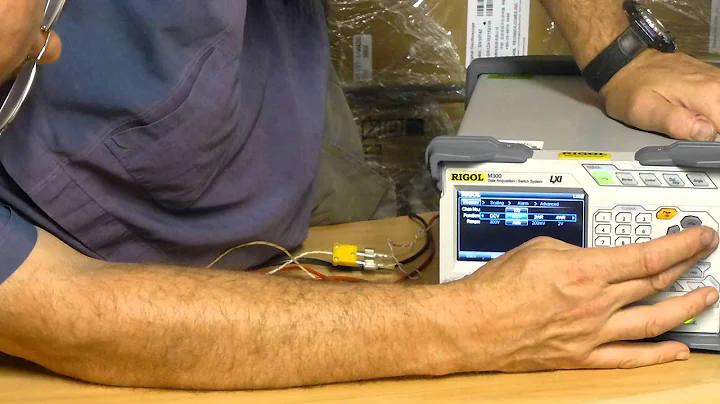 RIGOL M301 quick setup Data Acquisition System with 6.5digit DMM module fitted