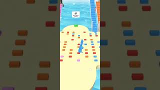 ✅ Bridge Race Gameplay।।✅Bridge Race Level 555।। #Shorts screenshot 4