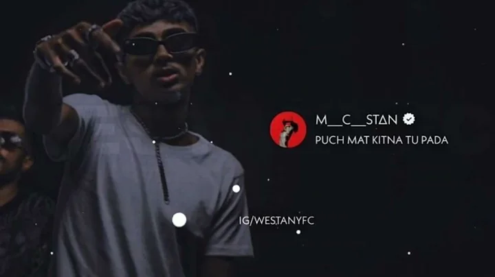 MC Stan🎧🎶—Basti Ka Hasti ( Lyrics Song) l MC Stan new song l insan stan series l #mcstan