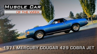1971 Mercury Cougar 429 Cobra Jet 4-Speed Convertible-Muscle Car Of The Week Video Episode