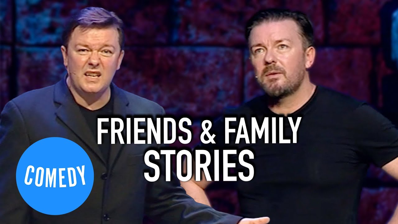 Ricky Gervais On Friends and Family | Universal Comedy - YouTube